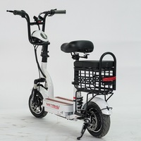 Vente chaude 2025, vélo électrique urbain intelligent électronique pour adultes et enfants, moteur de moyeu arrière 350W, 48V, 10 pouces