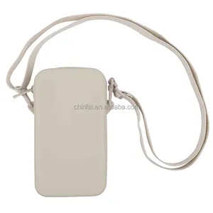 Chinfai petits sacs à bandoulière dame téléphone portable portefeuille mode portefeuille en silicone pour femmes sac à main téléphone portable sacs à bandoulière pour hommes