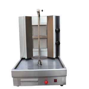 Máquina de <span class=keywords><strong>Shawarma</strong></span> y Kebab de Alta Calidad con <span class=keywords><strong>2</strong></span> Quemadores, a Gas, Comercial - Product Image 1