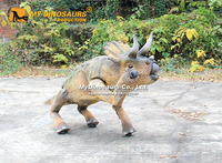DINO AD-282 Dinozor Parkı Animatronik Bebek Triceratops Robot Modelim