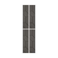 Panneaux muraux et de plafond en bois plaqué Spesonic avec dos en feutre acoustique, solution décorative insonorisante pour bureaux et studios
