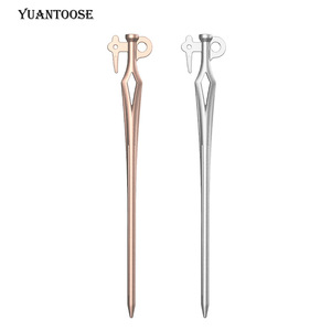 YUANTOOSE <b>Tent</b> Peg 30x4.7cm 420 Stainless Steel Industrial Grade Camping Pegs with Pulling Hook Design - Product Image 2