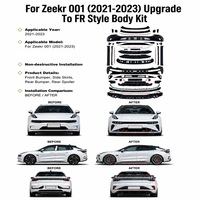 Kit carrosserie complet style FR pour ZEEKR 001 2024+ - Amélioration pare-chocs avant et arrière - Kit de conversion de style FR pour le marché secondaire