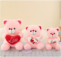 Vente à Chaud Oreiller en Peluche en Forme de Coeur, Cadeau Mignon pour Petite Amie Saint Valentin Anniversaire, Jouet en Peluche Coussin ODM OEM