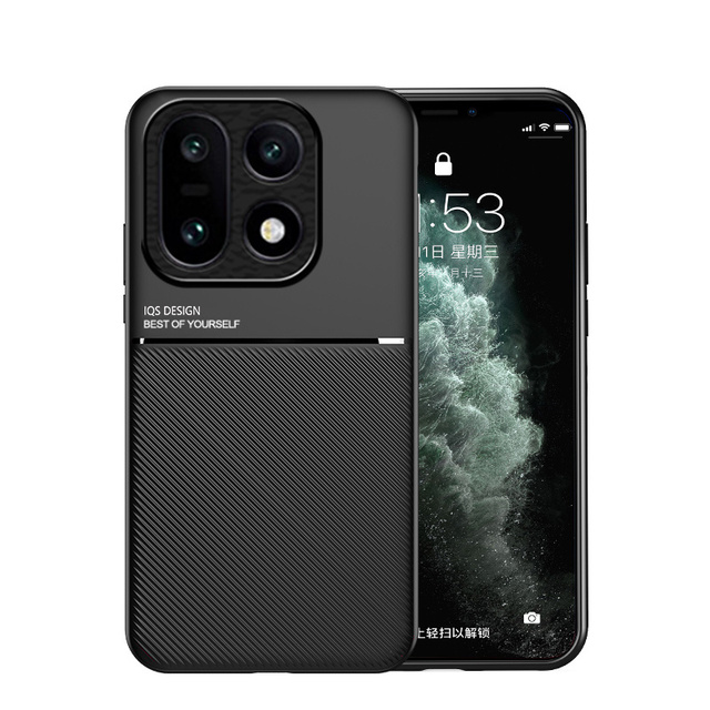 Luxury Magnetic Leather Shockproof Back Cover Case for OnePlus Ace 6 5G/OnePlus 15R Stripe Mobile Phone Case Cover for Realme 16