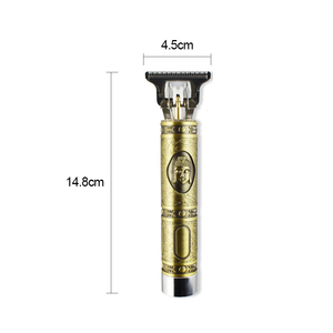 recargable T hoja <span class=keywords><strong>Trimmer</strong></span> de cortar el pelo para los hombres cero brecha Calvo <span class=keywords><strong>barba</strong></span> Shaver - Product Image 2