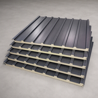Tôle de toiture en alliage d'aluminium Great Wall, tuile métallique isolée double face, largeur 950 mm, étanche, longue portée pour villa