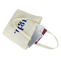 Op maat gemaakte ecovriendelijke casual katoenen tote bag met ritssluiting, schouderband en multifunctioneel gebruik