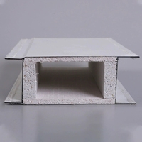 Panneau sandwich en acier galvanisé isolé en PU, résistant au feu et à l'eau, écologique, épaisseur 50 mm, pour les murs et plafonds des maisons préfabriquées