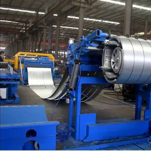 Ligne de refendage de haute précision bobine de tôle d'acier coupée à la machine de ligne de longueur à vendre