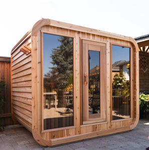 Sauna Triunity de Estilo Personalizado, Sauna Exterior en Forma de Cubo para 4-6 Personas - Product Image 2