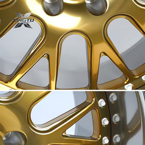 ล้อฟอร์จ XINGTU แบบสั่งทำพิเศษ 2 ชิ้น ขนาด <span class=keywords><strong>18</strong></span> 19 20 21 22 23 24 26 นิ้ว <span class=keywords><strong>ขอบ</strong></span>ลึก สีทองโครเมียม อลูมิเนียมฟอร์จ - Product Image 3