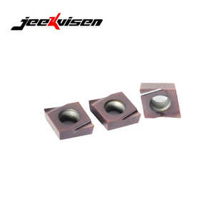 Jeekvisen Wholesale CCGT060202R-U JA115P Diamond-shaped Tungsten Carbide CNC Inserts Milling Machine Box Packaging - Product Image 1