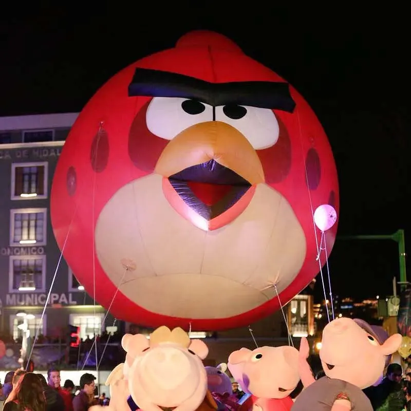 Géant gonflables film caractère gonflable décoration d'hélium oiseau parade ballons