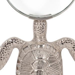 Scultura in Metallo a Forma di Tartaruga, Conchiglia e Stella Marina con Lente d'Ingrandimento, Decorazione per Casa e Bagno - Product Image 4