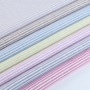 LC2105 # RTS Versatile tessuto 45% cotone tinto in filo di lino 55%, morbido e traspirante per abbigliamento, tende, borse e tessuti per la casa - Product Image 2