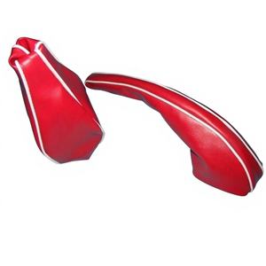 Kit FIAT 500 F L R con Pomo de Cambio de 5 Velocidades Rojo/Blanco, Freno de Mano y Pomo de Palanca de Cambios VARIE Categoría Marca Genérica - Product Image 1