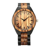 Style forêt luxe cadran en bois montre-bracelet décontracté ODM citoyen mouvement à quartz boîtier en acier avec cadran en bois choix de cadeau populaire