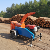 Broyeur à marteaux pour bois, machine à sciure de bois, broyeur de bois mobile intégré à plaques de chaîne