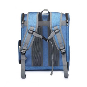 Sac à dos pliable pour animaux de compagnie, nouvelle arrivée, fabriqué en usine BSCI, en tissu Oxford, mochila para perro, sac de transport pour chat, pour le parc, les sorties en plein air et les week-ends. - Product Image 6