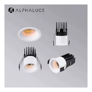 Lámpara de Techo LED Empotrable de 3W, 30W, 12W, 220V, con Recorte de 50mm, Cromado, <span class=keywords><strong>4</strong></span> Pulgadas, Sin Decoración, 15W, 6500K, Puck, 1 Pulgada, Downlight sin Marco - Product Image 1