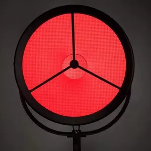 Lampu Portman Retro 750w, lampu strobo Halogen untuk panggung disko Audio RGB led latar belakang cincin piksel