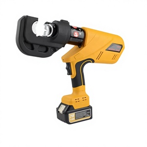 Pince à sertir <span class=keywords><strong>hydraulique</strong></span> à batterie WEINISEN EZ-400C 120KN, outil de sertissage et de coupe continu 2 en 1 pour terminaux de câbles électriques - Product Image 3