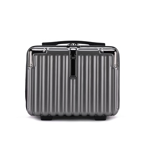 Caja de <span class=keywords><strong>maquillaje</strong></span> de viaje más vendida, Maleta, estuche de cosméticos, mini equipaje pequeño, caja de almacenamiento de mano impermeable para dama - Product Image 4