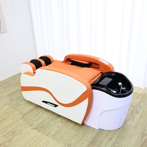 Vapeur professionnel cheveux lavage chaise moderne Spa tête Salon cheveux lavage tête Spa thérapie chinois thaï shampooing lit de Massage - Product Image 3
