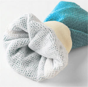 Cotton Bath Gloves Hammam Scrub Mitt <b>Magic</b> Peeling Glove for Body Exfoliation and Tan Removal Scrubbing Mitt for Bathroom Use - Product Image 4