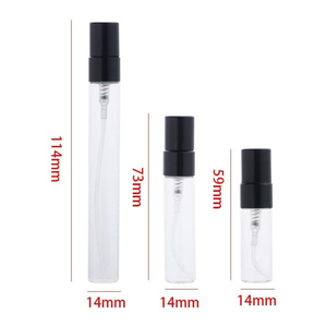 <b>5ml</b> 10ml 15ml 20ml Empty Clear Glass Cylinder Spray <b>Perfume</b> <b>Bottles</b> 100pcs Carton <b>Perfume</b> Atomizer - Product Image 4