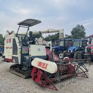102HP Paddy Rice WORLD 4LZ-6.0P Combine Harvester for Sale Wheat Harvest Machine Agricultural Wheat Harvesting Machine 1 Rows