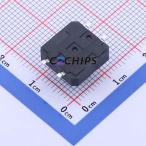 YTS125SM85S Tactile Switch SMD Switch Single Pole Single Throw Round Button 1.8N Vertical Mount - Product Image 2
