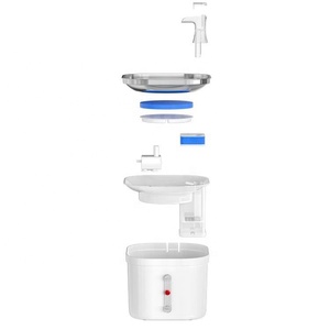 Fontaine automatique pour animaux de compagnie, <span class=keywords><strong>distributeur</strong></span> d'<span class=keywords><strong>eau</strong></span> pour chats et chiens, avec pompe intelligente, plusieurs animaux domestiques - Product Image 3