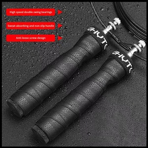 Logotipo personalizado Caja <span class=keywords><strong>de</strong></span> color Autoblocante Diseño ajustable Asas antideslizantes Corda <span class=keywords><strong>De</strong></span> Pular Speed Jump Rope Smart Steel PVC - Product Image 3