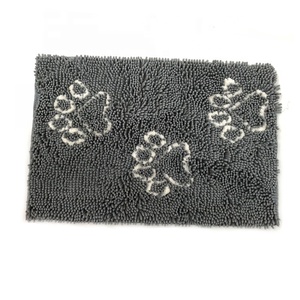 Großhandel langlebige rutsch feste Mikro faser Chenille Hunde matten - Product Image 4