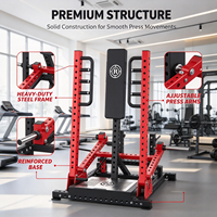 REYK 2024 Appareil de musculation à charge libre en acier, presse pectorale debout, nouveau design, pour la musculation et le renforcement du dos