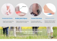 Orthèse de pied tombant AFO, support postopératoire cheville-pied, personnalisable, sans chauffage requis