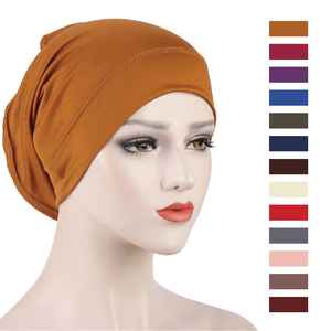 <span class=keywords><strong>Turban</strong></span> pré-noué en jersey de coton pour femmes, bonnet <span class=keywords><strong>chimio</strong></span> pour la perte de cheveux - Product Image 2