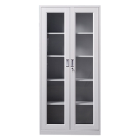 Armoire de classement en acier pour bureau, meuble de rangement métallique de taille standard, équipement modulaire