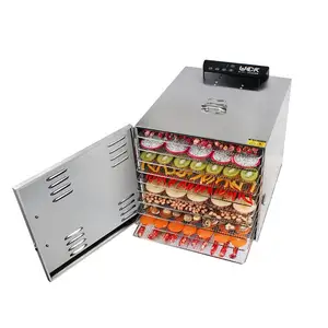 Ventilación fácil de usar Calefacción Máquina de secado de frutas Deshidratador de carne