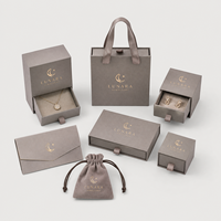 Boîtes cadeaux personnalisées pour bijoux, emballages rigides en carton pour collier, bague, boucles d'oreilles, OEM ODM, boîte recyclable