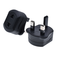 Adaptateur de voyage universel 3 broches AC (UE, Allemagne, Royaume-Uni) avec fusible 3A pour téléphone portable, certifié CE ROHS, neuf, offre spéciale, garantie 1 an