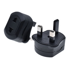 हॉट सेल शेवर एडाप्टर हमें प्लग यू यू यू यू यू 2 पिन से <span class=keywords><strong>3</strong></span> पिन यूके 1 ए फ्यूज्ड इलेक्ट्रिक शेवर/टूथब्रश ट्रैवल एडाप्टर शेवर सॉकेट - Product Image 6