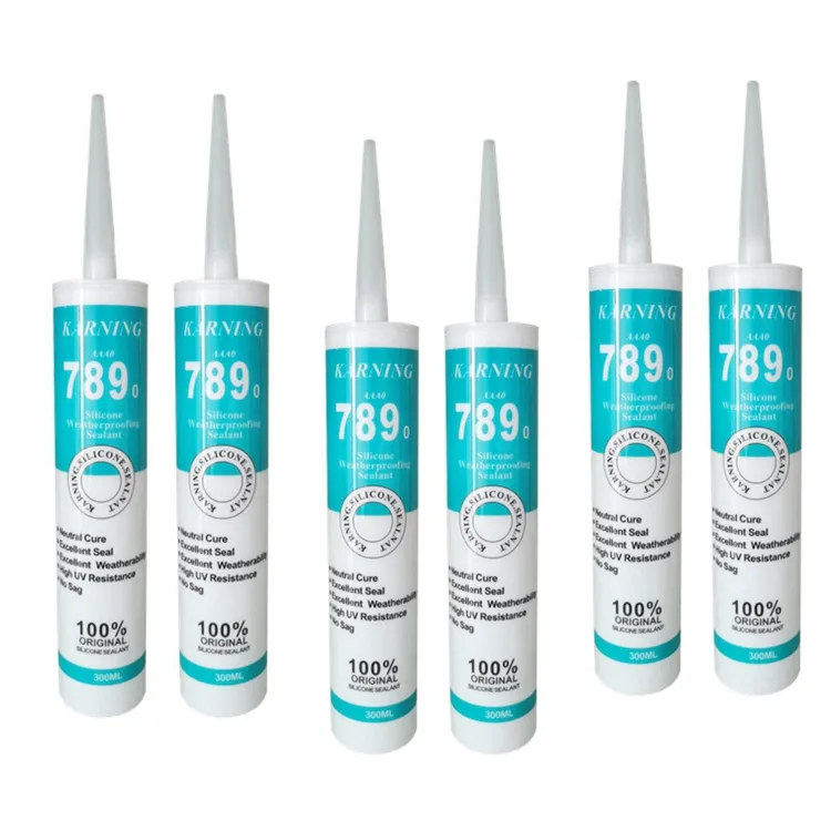 Mastic silicone 789 direct d'usine adhésifs de fenêtre résistants aux intempéries mastic silicone