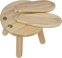 Chaise pour tout-petits en forme d'animal mignon, moderne, en bois massif, sûre et douce, tabouret pour enfants, écologique, réglable, pour corriger la posture, idéale pour l'étude - Vente chaude