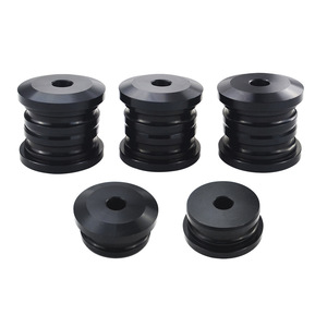 Rear Suspension <b>Bracket</b> Sleeve Kit For Ford Mustang 15-17 <b>Black</b> Rubber Bushings Replacement Parts - Product Image 5