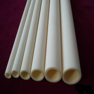 Tubo cerámico de alúmina de alta pureza, grado semiconductor, prensado isostático, tamaños personalizados disponibles - Product Image 1