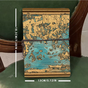 <span class=keywords><strong>Bloc</strong></span>-notes A6 adapté aux journaux de visiteurs des réceptionnistes de bureau Messages téléphoniques et <span class=keywords><strong>rendez</strong></span>-<span class=keywords><strong>vous</strong></span> avec Ocean Waves Ships Shoreline - Product Image 4