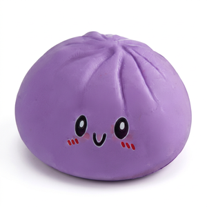 Almohada de Peluche con Forma de Dumpling de 25 CM, Material PU Realista, Juguete Suave para Aliviar el Estrés, Descompresión con Rebote Lento - Product Image 1